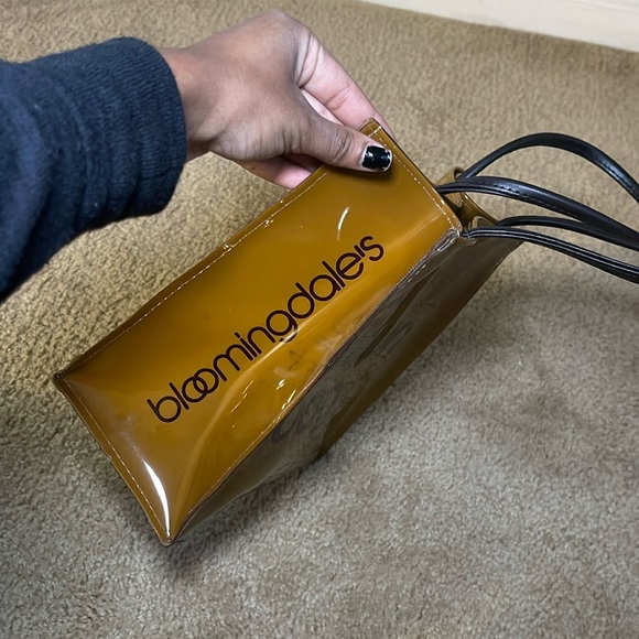 Bloomingdale’s Little Brown Bag - Brown Tote - Picture 2 of 3
